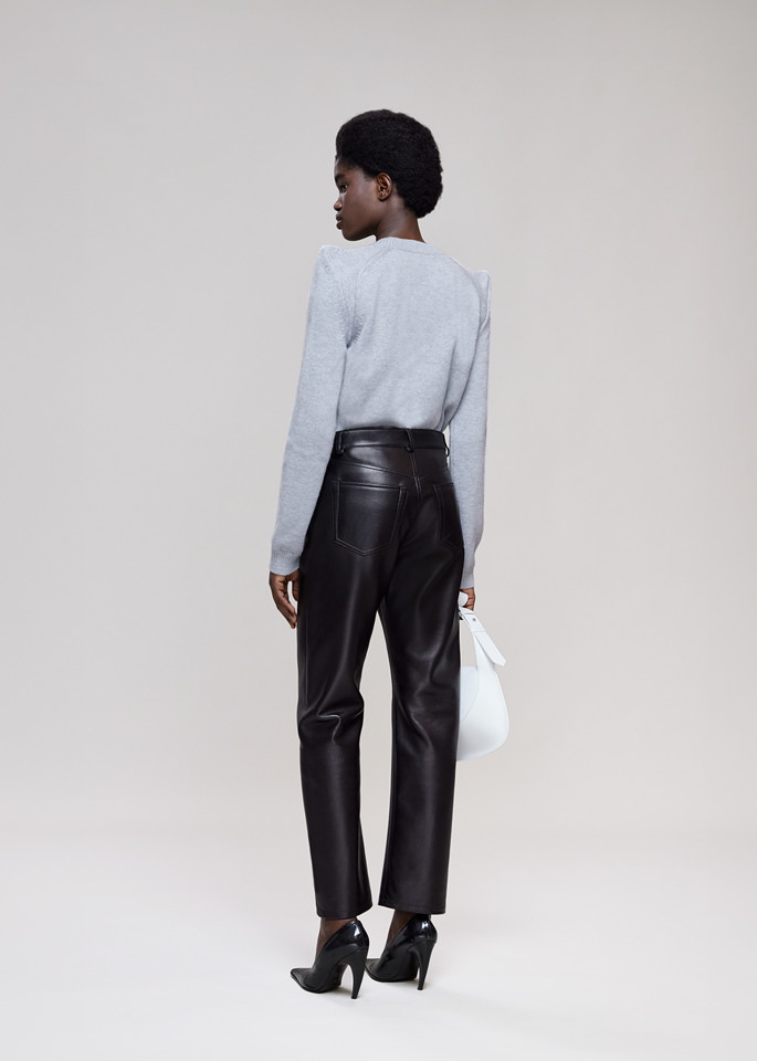 DEL CORE: PANTALONI CINQUE TASCHE IN NAPPA PLONGE