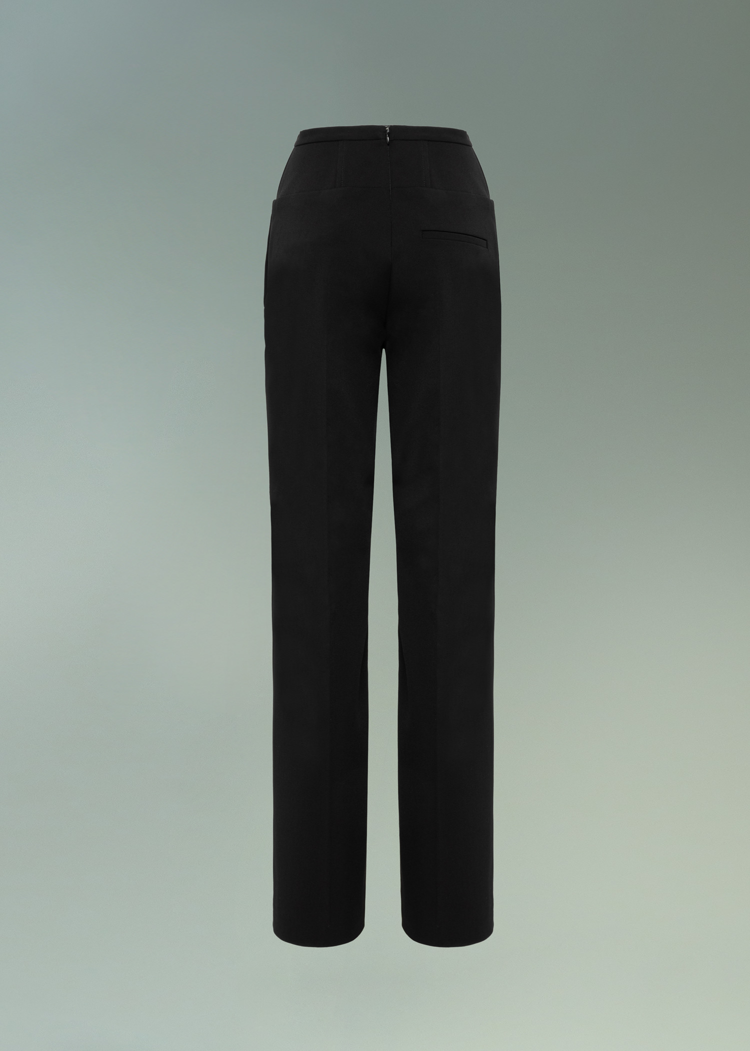 DEL CORE: CORSET WAIST CIGARETTE TROUSERS
