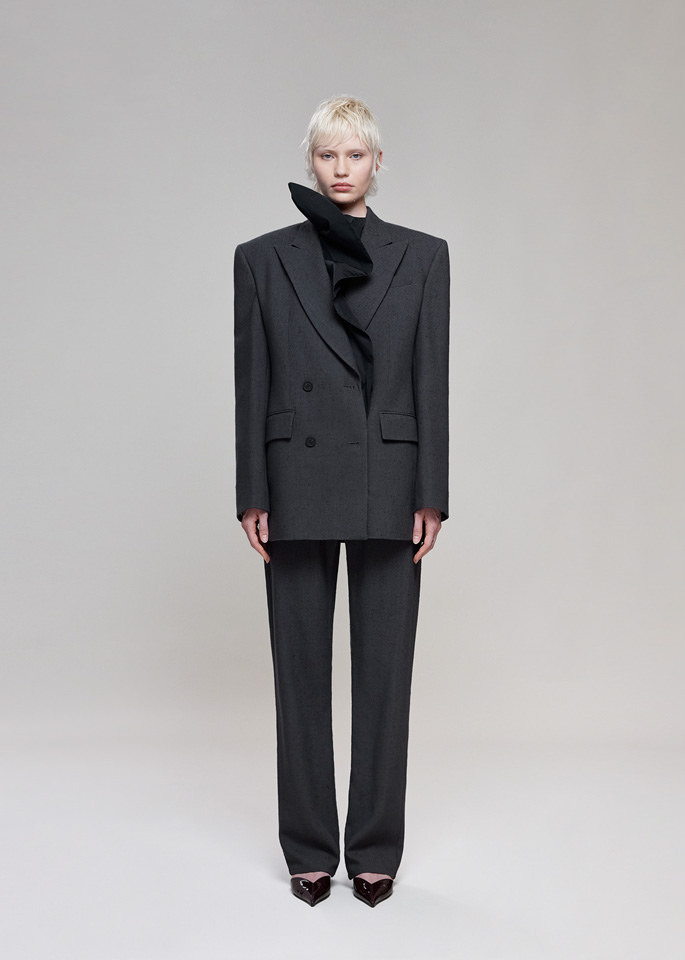 DEL CORE: FIVE POCKETS TROUSERS IN TWEED NATTE'