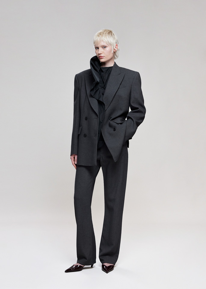 DEL CORE: FIVE POCKETS TROUSERS IN TWEED NATTE'