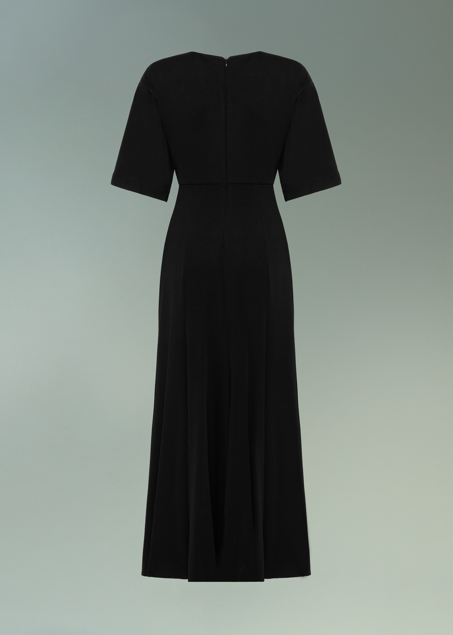 DEL CORE: TWISTED DRAPE T-SHIRT DRESS